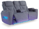 Studio Cave Power Reclining Sofa and Loveseat - PC49802U1