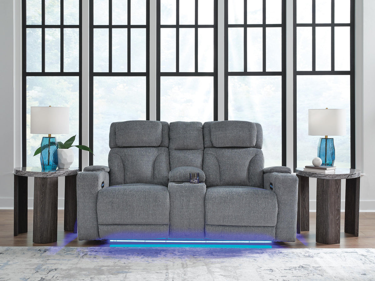Studio Cave Power Reclining Loveseat with Console - PC4980218