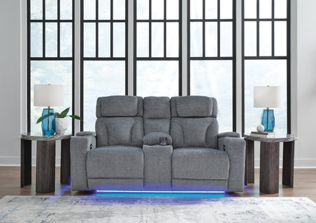 Studio Cave Power Reclining Sofa and Loveseat - PC49802U1