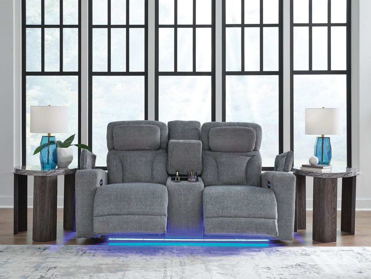 Studio Cave Power Reclining Loveseat with Console - PC4980218