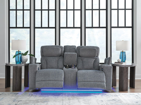 Studio Cave Power Reclining Loveseat with Console - PC4980218