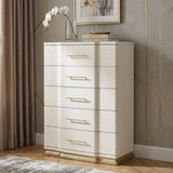 Lexington - 5 Drawer Chest - Beige