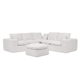 Sectional Sofa With Moveable Ottoman