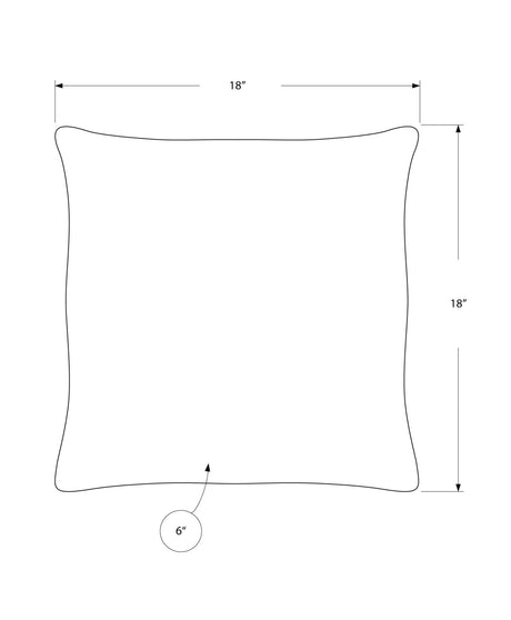 Pillows, Square, Insert Included, Decorative Throw, Hypoallergenic