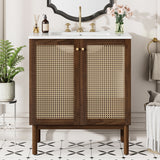 Bathroom Vanity Cabinet With Doors, Soft Close Design