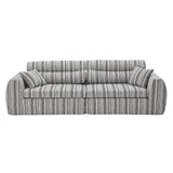 3 Seater, Couch With Throw Pillows For Living Room