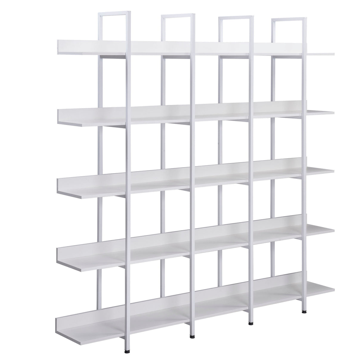 Vintage Industrial 5 Tier Open Bookcase