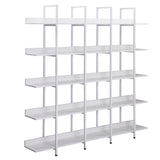 Vintage Industrial 5 Tier Open Bookcase