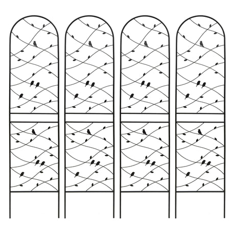Garden Rustproof Trellis For Climbing Plants
