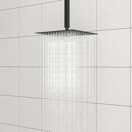 Premium 8" Ceiling Mounted Shower Arm With Flange
