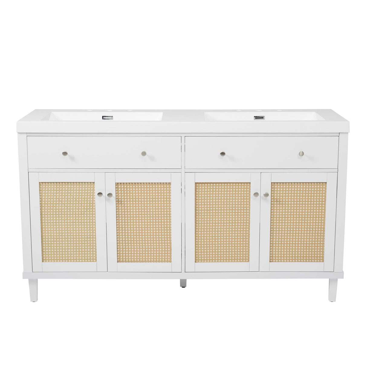 Bathroom Vanity With Double Sink, Large Storage Space