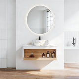 Floating Bathroom Vanity With Vessel Sink