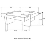 Kuboloa - Square Coffee Table - Natural