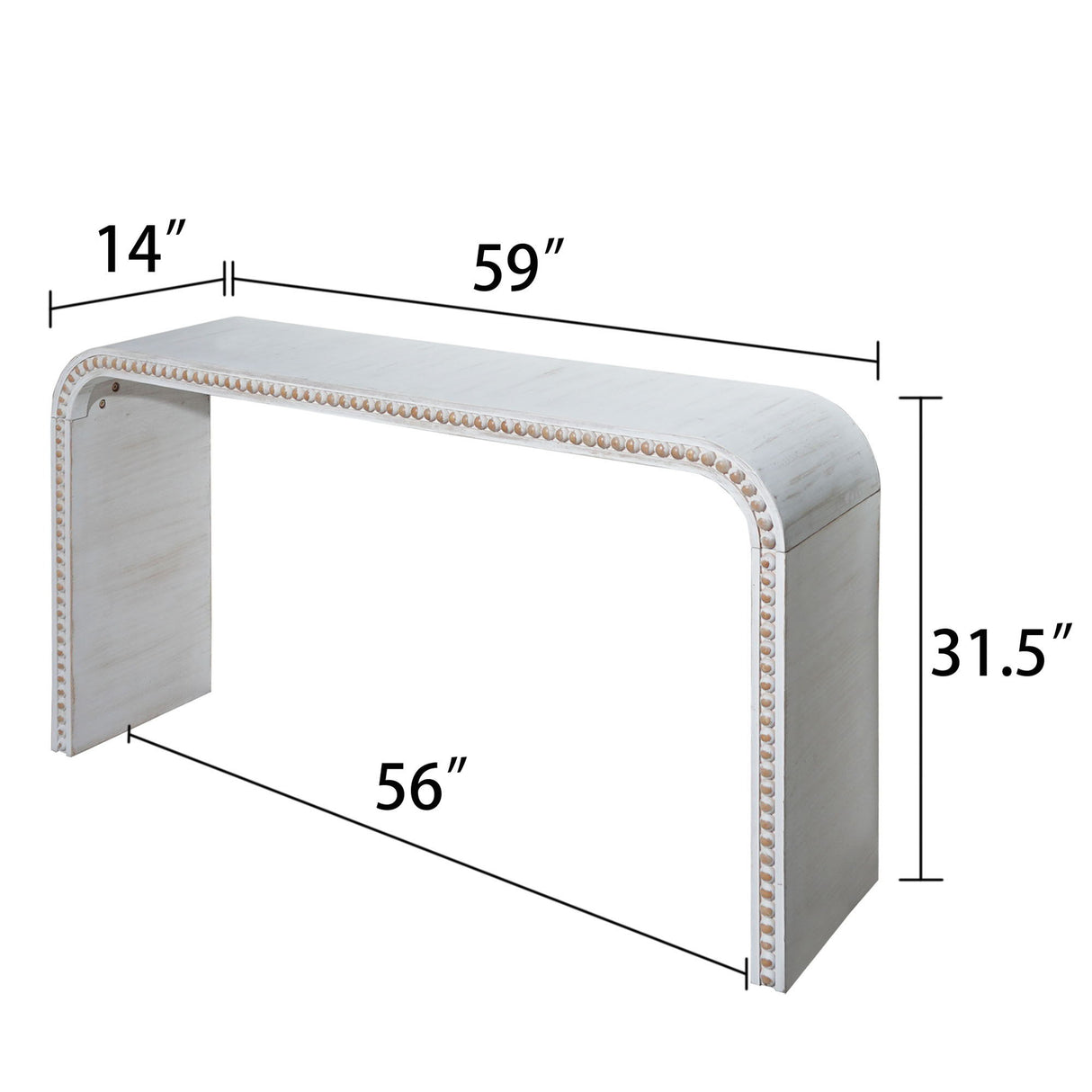 Waterfall Console Table