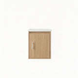 Floating Bathroom Vanity Combo, Wall Mounted Cabinet With Sink & Soft Close Doors For Small Bathrooms