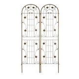 Metal Garden Trellis Rustproof Trellis For Climbing Plant Outdoor Flower Support
