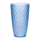 Leading Ware Diamond Cut Acrylic Drinking Glasses (Set of 4)