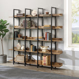 Vintage Industrial 5 Tier Bookcase
