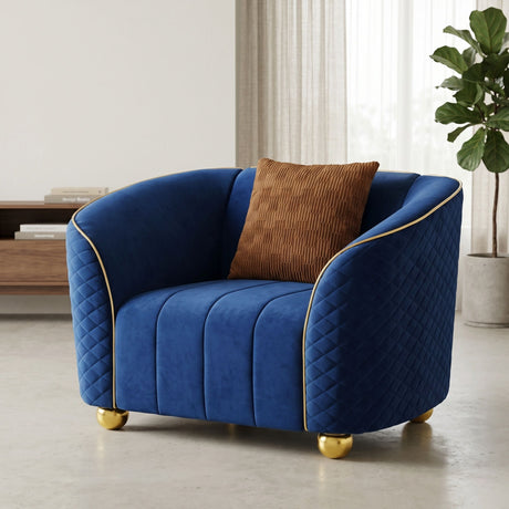 Single Sofa & Deep Seating And Durable Frame