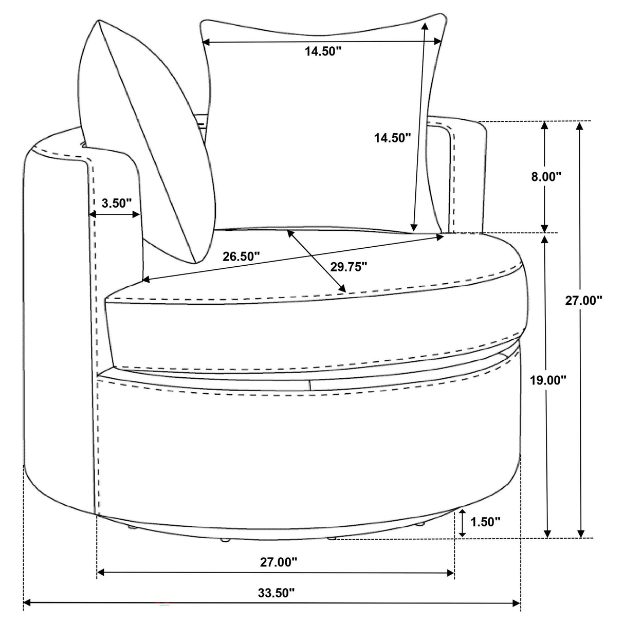 Quinn - Swivel Accent Chair