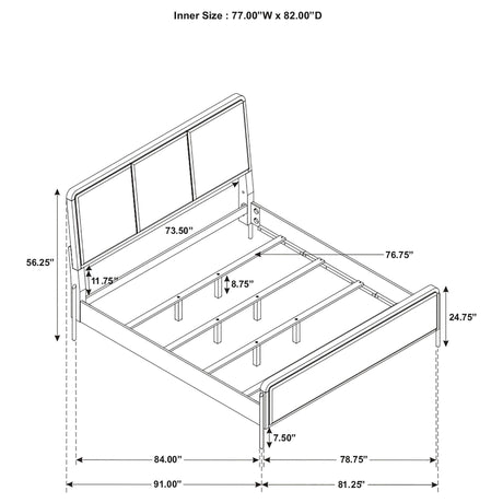 Benson - Panel Bed