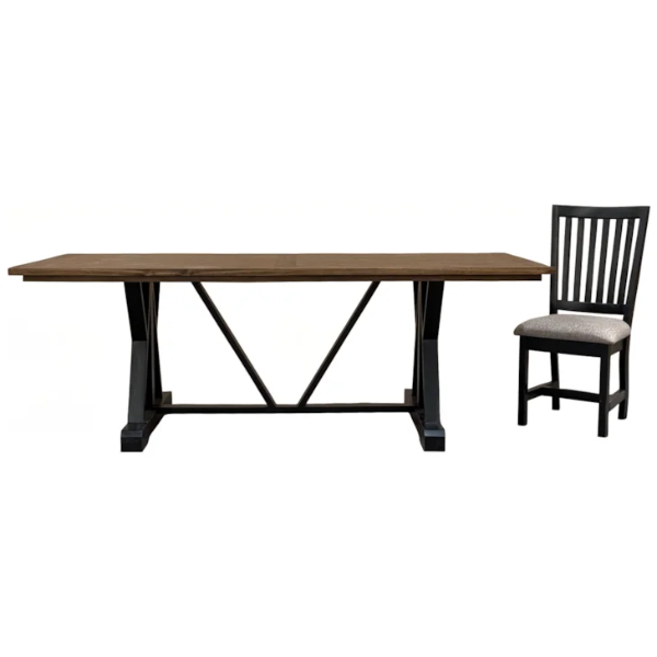 Airline Dining Table & 6 Chairs - AIRLINED+AIRLINECx6
