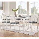 Modern Dining Set With Upholstered Chairs