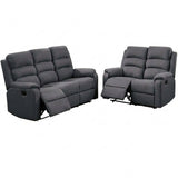 Modern Living Room Set With Manual Recliner
