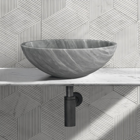 Bathroom Vessel Sink, Circular Design
