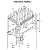 Barham - Workstation Bunk Bed With Integrated Desk