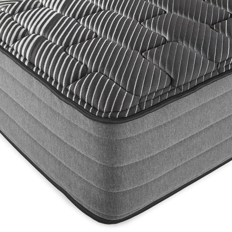 Starrett Black - 14" Euro Top Hybrid Mattress With Copper Gel And Silver Infused Foam - Sleek Black - Twin