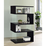 Elias - 4 Shelf Bookshelf With Zigzag Design