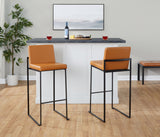 Fuji - Contemporary High Back Barstool Elegant Design