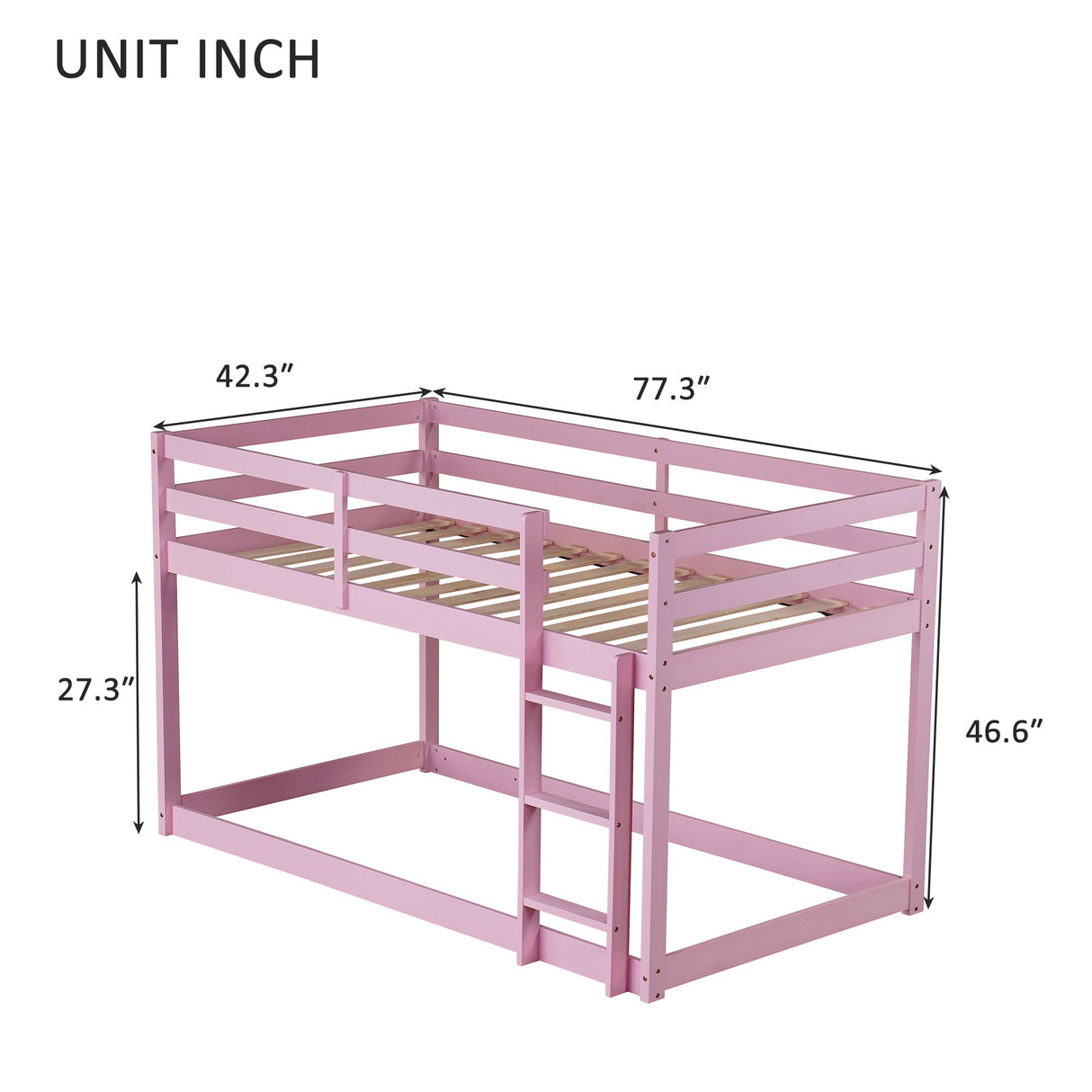 Floor Bunk Bed & Ladder