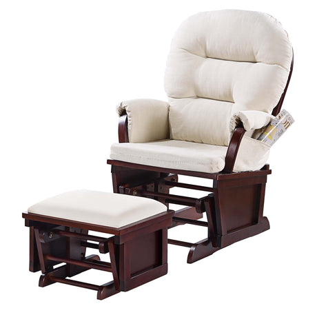 Glider Chair With Ottoman