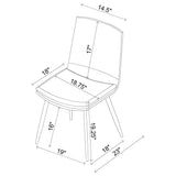 Feast - Coffee Dining Chair (Set of 2) - Coffee