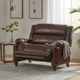 Tufted Design Wide Manual Recliner Chair