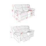 Bruni - Console Reclining Loveseat With Manual Recline