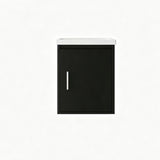 Floating Bathroom Vanity Combo, Wall Mounted Cabinet With Sink & Soft Close Doors For Small Bathrooms