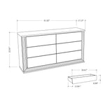Moon - Dresser With LED Lighting - Marble