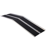 Portable And Foldable Wheelchair Ramp With Non Skid Surface