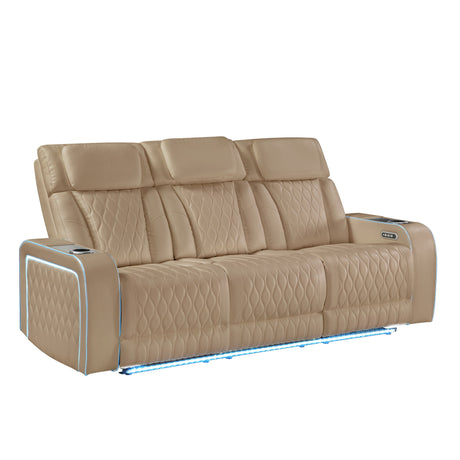 Electra - Power Reclining Set With Power Headrests, Massage And LED Lighting