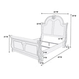 Queen Size Bed Panel Headboard And Footboard - Brown