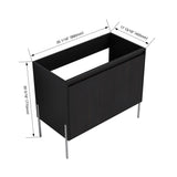 Freestanding Bathroom Vanity & Soft Close Cabinet Doors