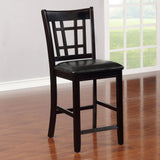 Lattice Back Counter Height Stools (Set of 2)