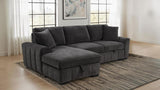 Pastrana Upholstered Sleeper Sectional Sofa LAF Chaise Grey - 500349