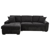 Pastrana Upholstered Sleeper Sectional Sofa LAF Chaise Grey - 500349