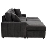 Pastrana Upholstered Sleeper Sectional Sofa LAF Chaise Grey - 500349