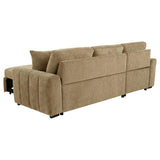 Pastrana Upholstered Sleeper Sectional Sofa LAF Chaise Camel - 500358