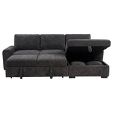 Pastrana Upholstered Sleeper Sectional Sofa RAF Chaise Grey - 500359